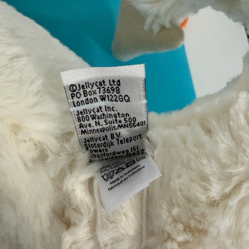 Jellycat snow dragon Large Authentic NWT - Picture 5 of 6